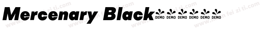 Mercenary Black字体转换